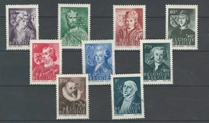 BÉLGICA EUROPA MNH COMPLETO CLÁSICO FAMOSO CONJUNTO DE SELLOS (BELGE 443) - Imagen 1 de 1