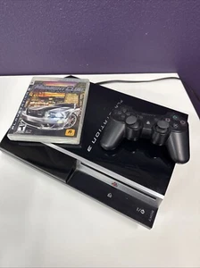 Sony PlayStation 3 80GB Black Console - Picture 1 of 1