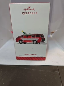 HAPPY CAMPERS Hallmark Keepsake Ornament 2014 artist Tom Best NIP - Picture 1 of 6