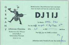 10054110 - 3452 Bodenwerder DJ1IJ DOK H 16 Johannes Chmielus QSL QSL Qsl Card