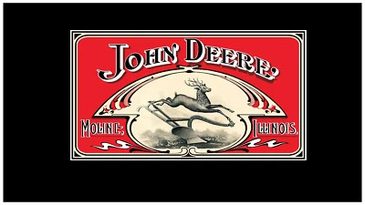 John Deere 1909 Vintage Histórico Recreado Original Color Logo - Calcomanía Adhesiva Foto 1 de 4