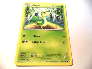 (DYO) POKÉMON SNIVY 1/114* LIIGHTLY PLAYED IN VERY GOOD CONDITION - Imagen 1 de 1
