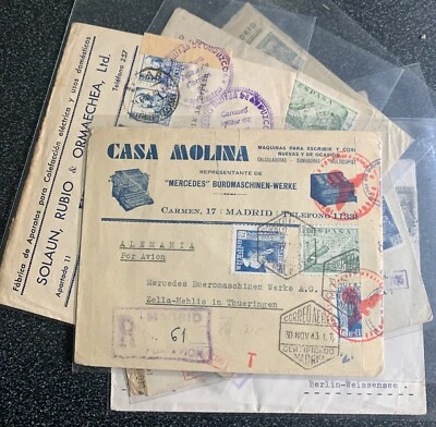 WWII 1940s Nazi Censor Covers x 6 Excellent Condition - Image 1 of 4