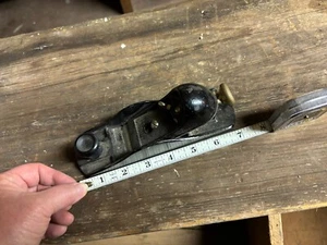 Holzbearbeitung Block Hobel Klinge gemarkt Sears Made in England. 7" lang - Bild 1 von 1