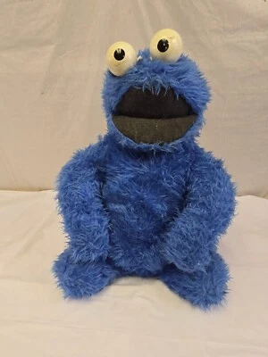 Peluche Knickerbocker Soname Street Cookie Monster de colección ojos de sonajero PBS 20" Foto 1 de 4