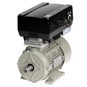 3Ph Motor 0,75kW mit Frequenzumrichter, Netz 1Ph-230V, 1420U/min IE3 4-polig C1 - Bild 1 von 3