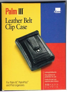 Palm III Gürteltasche / Leather Belt Clip Case, gebraucht - Zdjęcie 1 z 2