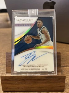 2017 Immaculate Moments Donovan Mitchell Rookie Patch Auto RC 1/1 White Box 🔥 - Picture 1 of 6