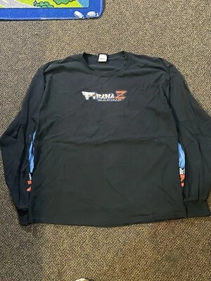 Vintage Y2K Pirana Z Racing Long Sleeve Shirt Men's Size XL Dragon Ball Parody - Image 1 of 4