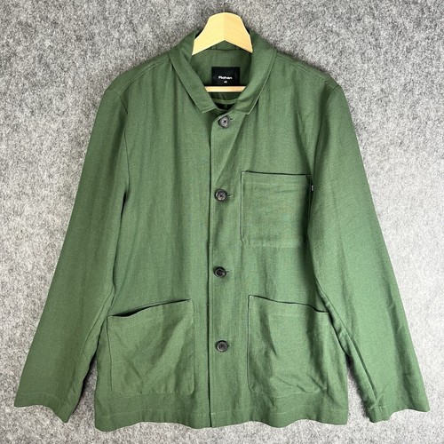 Rohan Mens Jacket Blazer Porto Linen Size 40 Long Sleeved Button Up