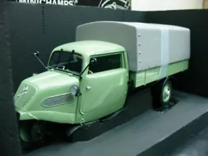 WOW EXTREM SELTEN Tempo 3 Rad Dreirad Canvas 1952 Pick Up 1:18 Minichamps - Bild 1 von 2