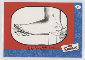 2000 Artbox The Simpsons Collectible Stickers Large Foot #8 0hr