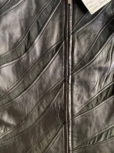 Paolo Santini Lederjacke schwarz & braun Größe S - Bild 1 von 5