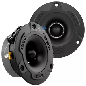 2x DS18 PRO-TWX1 Black Bullet Super Tweeters 240W 4-ohm Car Audio Speaker Horn - Picture 1 of 5