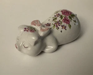 AVON 1978 Potpourri Holder Pomander Ceramic Pig Ceramarte Brazil Vintage - Picture 1 of 8