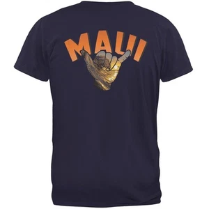 Maui Navy Adult T-Shirt - Picture 1 of 1