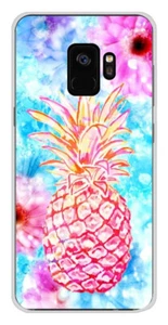 Coque en silicone imprimée compatible Samsung Galaxy S9 Ananas - Photo 1 sur 3