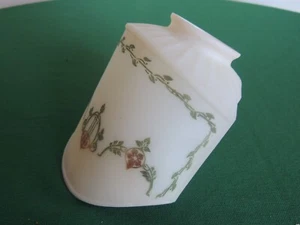 Vintage Art Deco Decorated Hall Bathroom Glass Light Wall Sconce Theater Shade - Picture 1 of 6