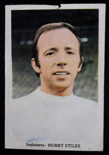 1970 World Cup Nobby Stiles England Footballer Card Rookie Rare Uruguay Edition