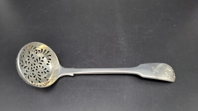 Antique 1844 English London Sterling Silver Pierced Ladle by George Adams - Изображение 1 из 4