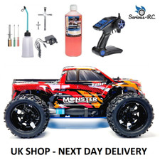 HSP Benzina RC Auto Monster Truck Telecomando Auto con STARTER KIT &...