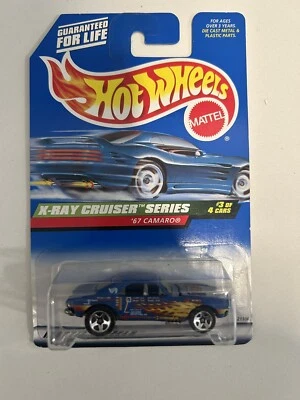 1999 Hot Wheels #947 X-Ray Cruiser Series 1/4 '67 CAMARO Blue w/5 Sp Variation - Image 1 of 4