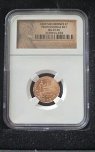 2009 LINCOLN CENT NGC MS69 RD SMS PROFESSIONAL LIFE PENNY TOP POP RED SPOTLESS! - Picture 1 of 2