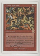 1999 Magic: The Gathering - Core Set: 6th Edition Goblin Warrens #187 2p6