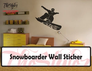 Snowboarder Custom Vinyl Sticker - Bild 1 von 4