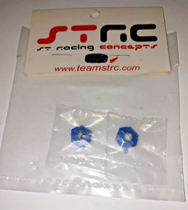 ST Racing Concepts B5 Aluminum Rear Hex Adapter (2) (Blue) B5 and B5M - Picture 1 of 2