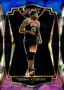 2020-21 Panini Select #171 Udoka Azubuike Blue White Purple Cracked Ice - Picture 1 of 2