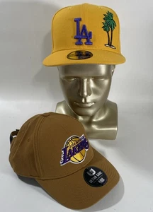 New Era Los Angeles Lakers 1 Mens Fitted S 7 & 1 Herren Adjustable Baseball Cap - Bild 1 von 13