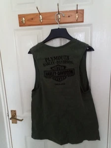 harley davidson womens t shirt grey brand new xl - Picture 1 of 2