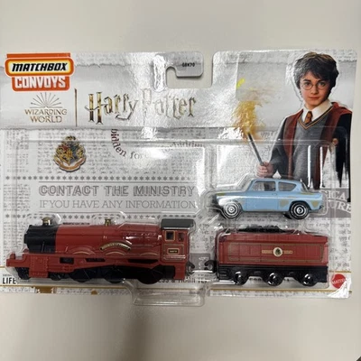 Matchbox Harry Potter Hogwarts Express Train, '62 Ford Anglia (2024 MBX Convoys) - Image 1 of 4