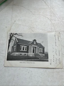 Charles City, Iowa, Public Library Building, Exterior View, 1907 PM - Picture 1 of 9