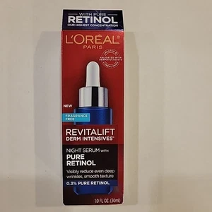 L'Oreal Paris Revitalift Derm Intensives Nachtserum 0,3 % reines Retinol 1 fl. Oz. - Bild 1 von 2