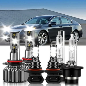 For Acura TL 2002-2003 Front LED Headlight High/Low Fog Light Bulb 6500K HID - Picture 1 of 11
