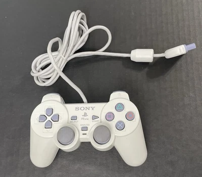 Sony PS1 OEM Silver PSOne Analog Controller SCPH-110 - Image 1 of 4