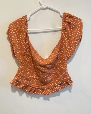 Blusa a lunares cuello cuadrado XL Roxy Foto 1 de 3