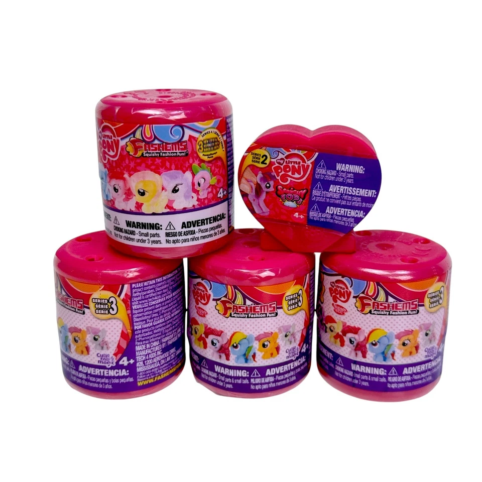 My Little Pony FashEms Cápsulas Misteriosas Ciegas Squishy Serie 3 Lote de 5 MLP 4+ Foto 1 de 4
