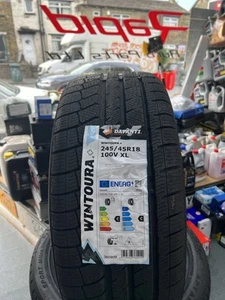 2 X 245 45 18 DAVANTI WINTER TYRES 100V XL 245/45R18 BRAND NEW TYRES 2454518 ❄️ - Picture 1 of 9