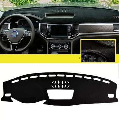 For VW Atlas 2018-2023 black Car Dashboard Cover Dashmat Dash Anti-Glare Mat Pad - Image 1 of 4