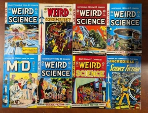 Lot of 8 EC Comics Books Weird Science 1990s REPRINTS Horror And Space Mystery  - Picture 1 of 10