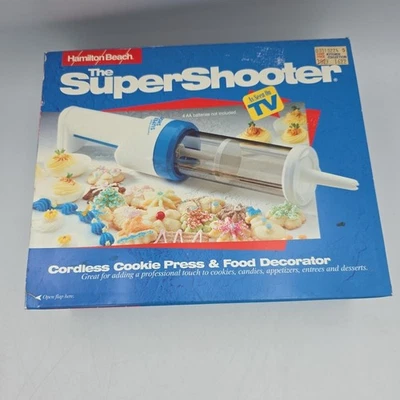 Беспроводной пресс для печенья Hamilton Beach The Super Shooter декоратор продуктов прочтите описание - Изображение 1 из 4