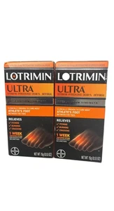 2 lotrimin ultra athletes foot 0.53oz exp 2026 scuffed box - Picture 1 of 1