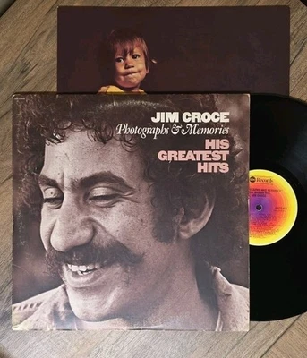 Jim Croce ~ Photographs & Memories His Greatest Hits ~ 1974 Vinyl LP VG+/VG+ Foto 1 de 4