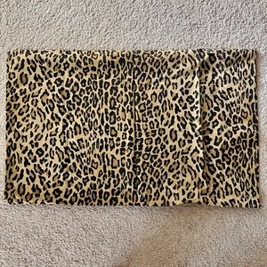 Funda de Almohada Vintage Ralph Lauren Aragón Estampado Leopardo 100% Algodón Glam Mob Esposa - Imagen 1 de 6