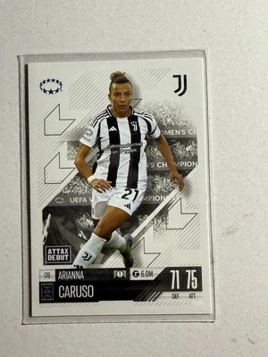Topps 2024-25 UEFA Match Attax Extra - ARIANNA CARUSO (JUVENTUS) UWCL 176 - Image 1 of 2