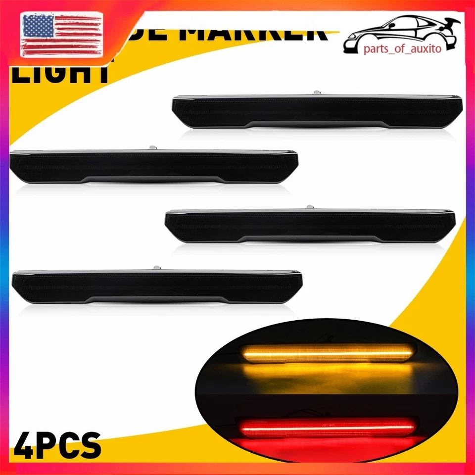 2/4/6 White LED Side Marker Light For 2020-2023 GMC Sierra 2500HD 3500HD Brand K - Image 1 of 1