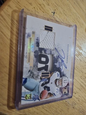 2025 Panini Impeccable JAYDON BLUE RC Dual Glove & Patch Auto 21/25 COWBOYS 🔥🔥 - Image 1 of 2